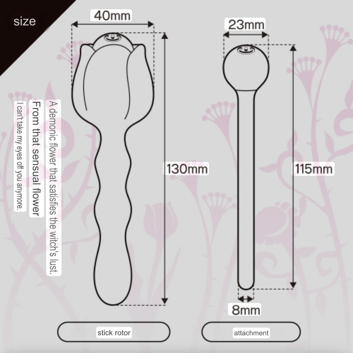 WILDONE JAPAN Mystic Garden Collection Vibrator (Preorder)