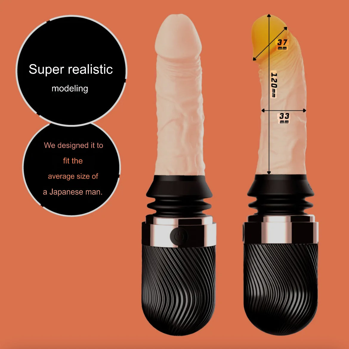 HATOPLA RealPistonVibe WarmTouch Pro Massager (Preorder)