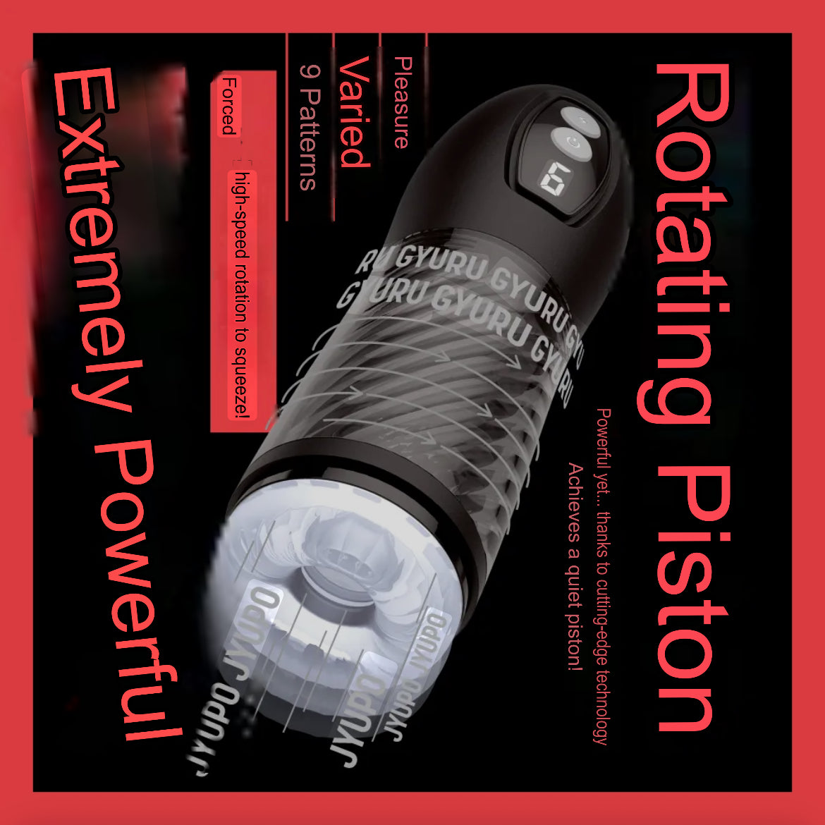 HATOPLA ScrewPiston RealMotion Pro Vacuum Stroker (Preorder)