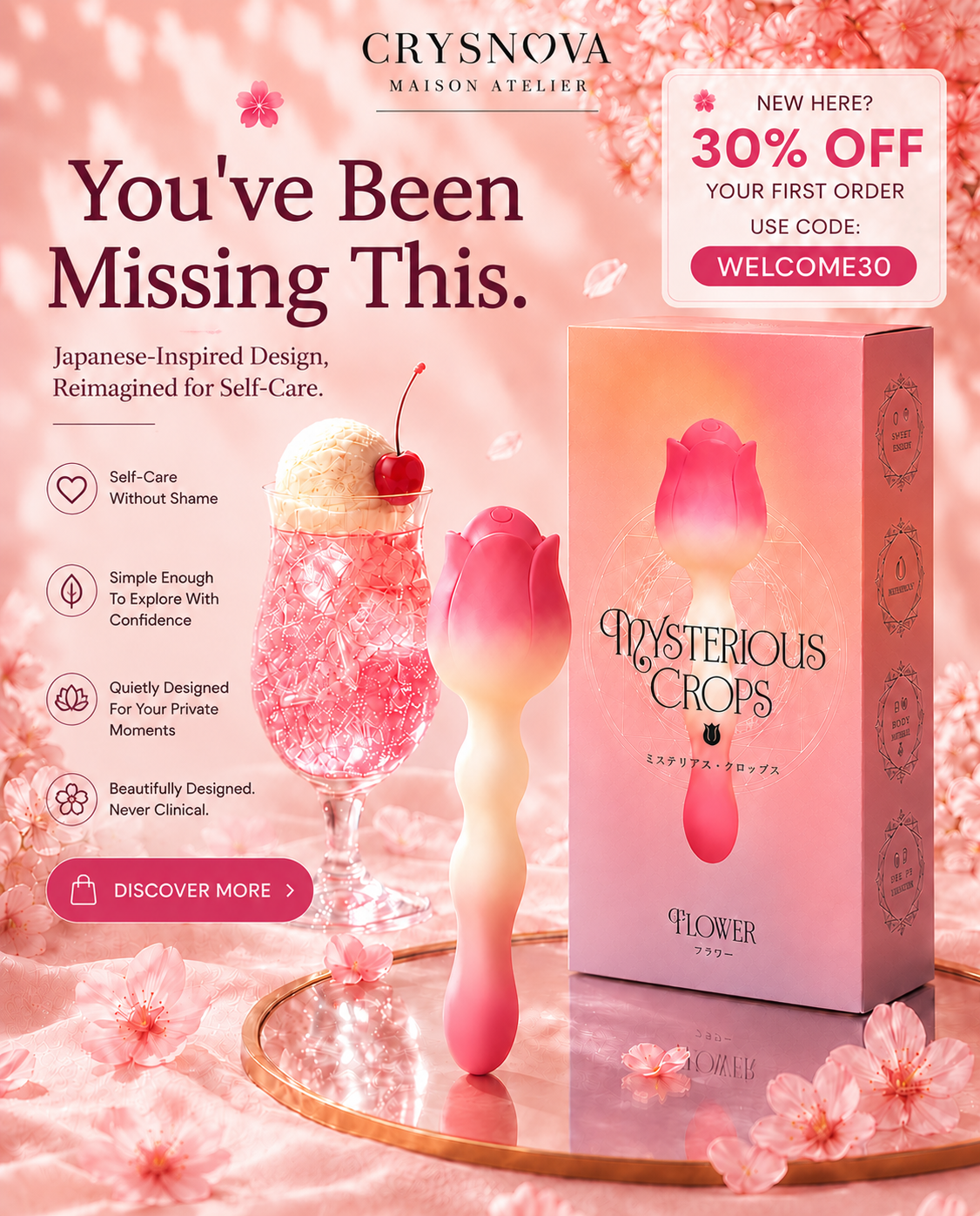 Dreamy Pink Mysterious Crops