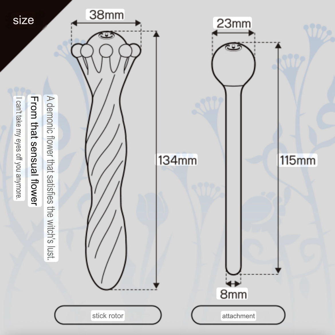 WILDONE JAPAN Mystic Garden Collection Vibrator (Preorder)