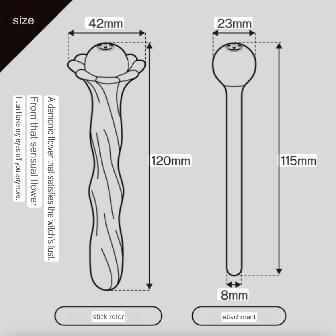WILDONE JAPAN Mystic Garden Collection Vibrator (Preorder)