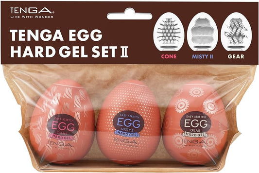 Japan Tenga Egg Hard Gel Set 3pc (Preorder)