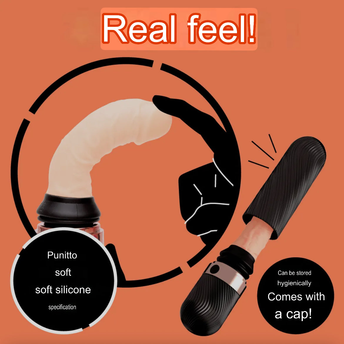 HATOPLA RealPistonVibe WarmTouch Pro Massager (Preorder)