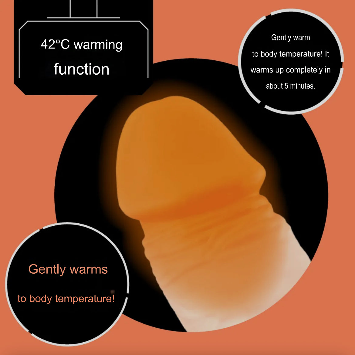 HATOPLA RealPistonVibe WarmTouch Pro Massager (Preorder)